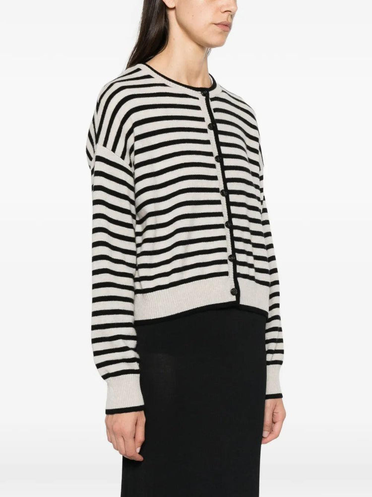 Lisa Yang-Striped Marit Cardigan-dgallerystore