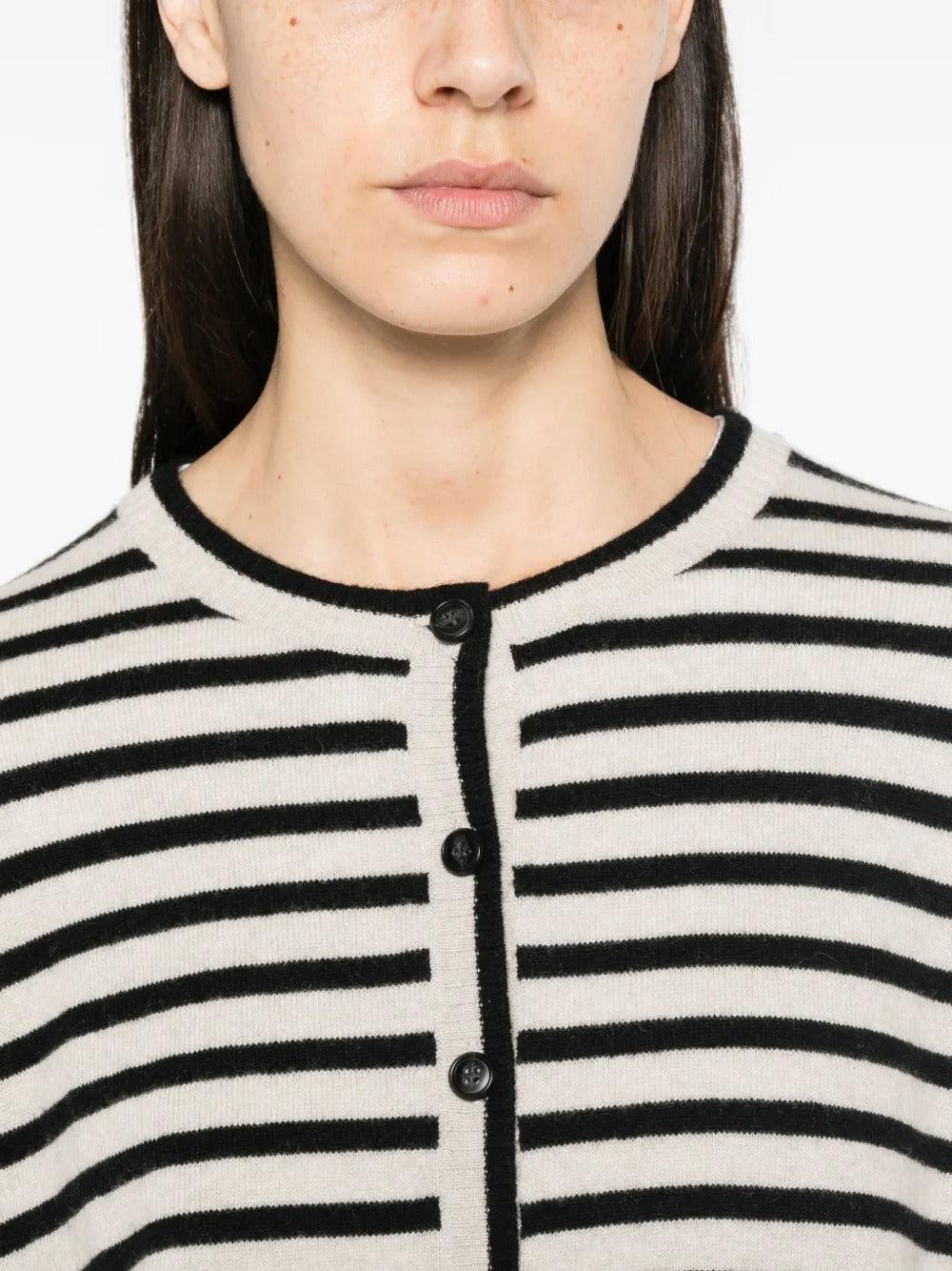 Lisa Yang-Striped Marit Cardigan-dgallerystore