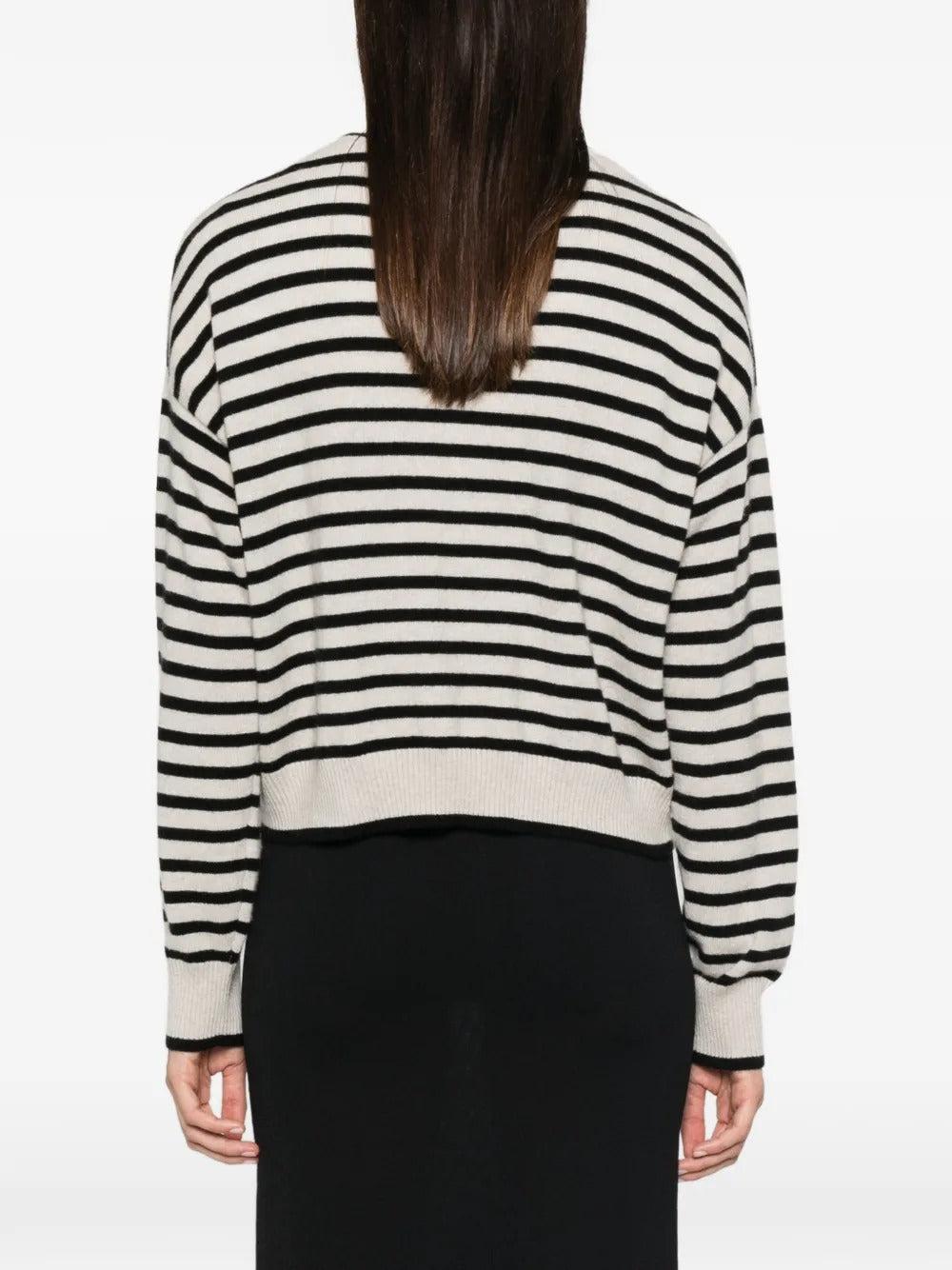 Lisa Yang-Striped Marit Cardigan-dgallerystore