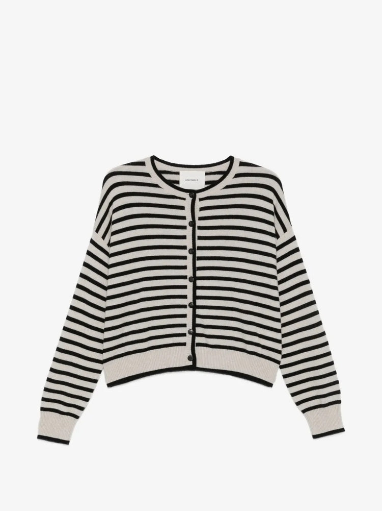 Lisa Yang-Striped Marit Cardigan-dgallerystore
