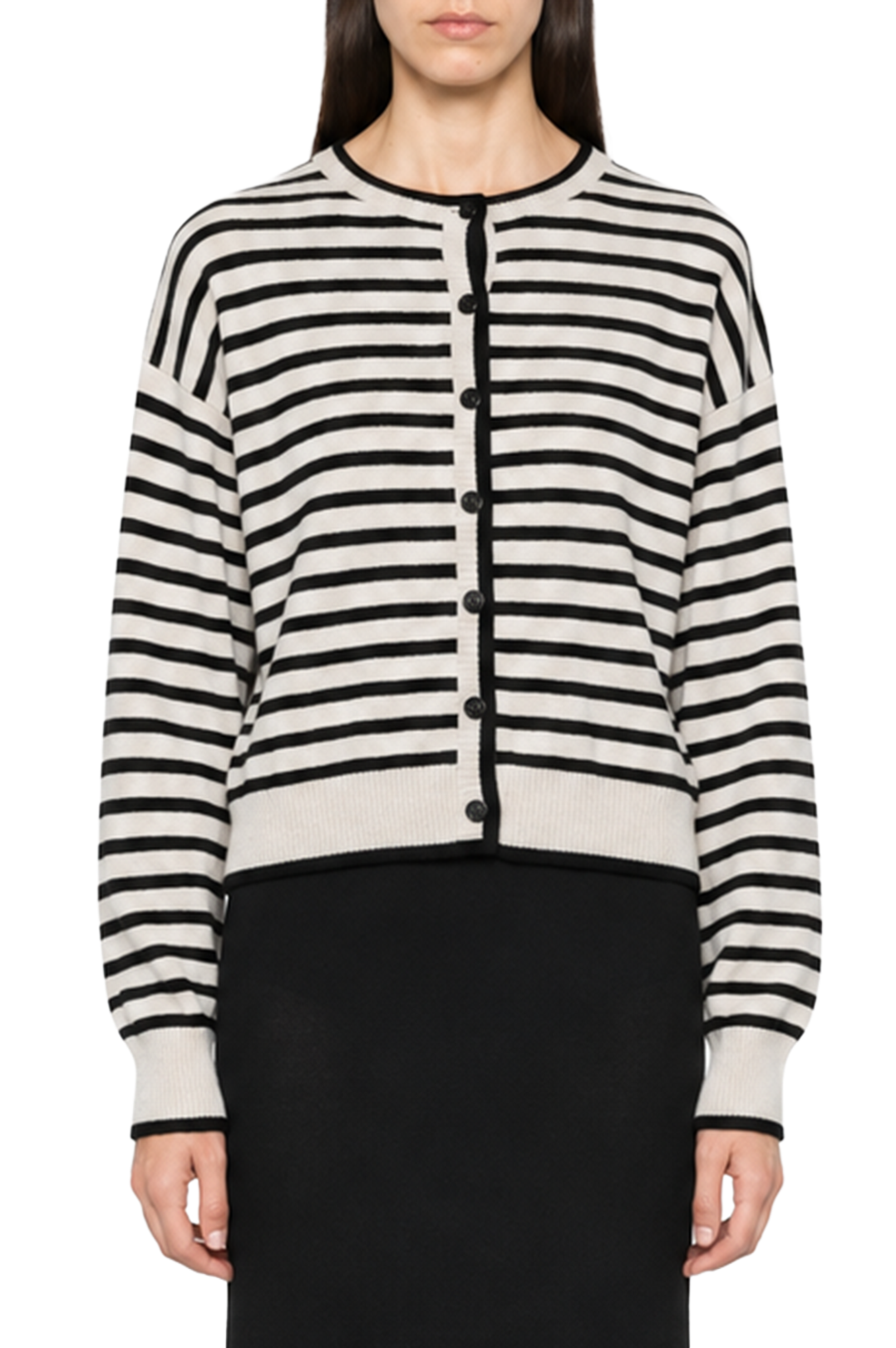 Lisa Yang-Striped Marit Cardigan-dgallerystore