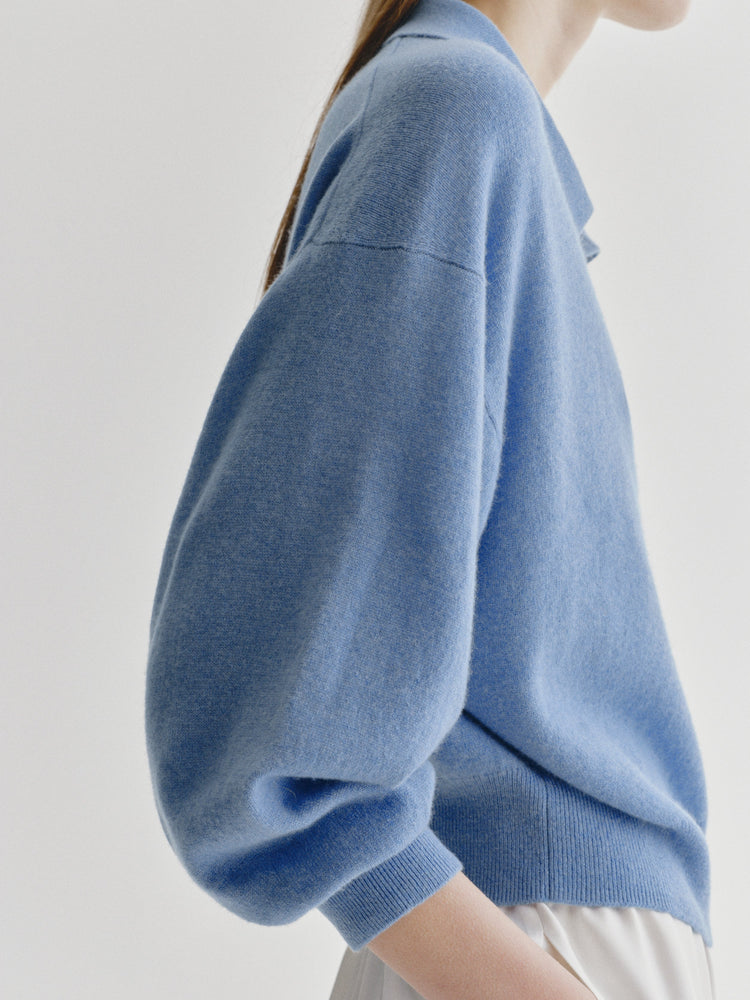 Lisa Yang-The katriel sweater cloud blue-dgallerystore