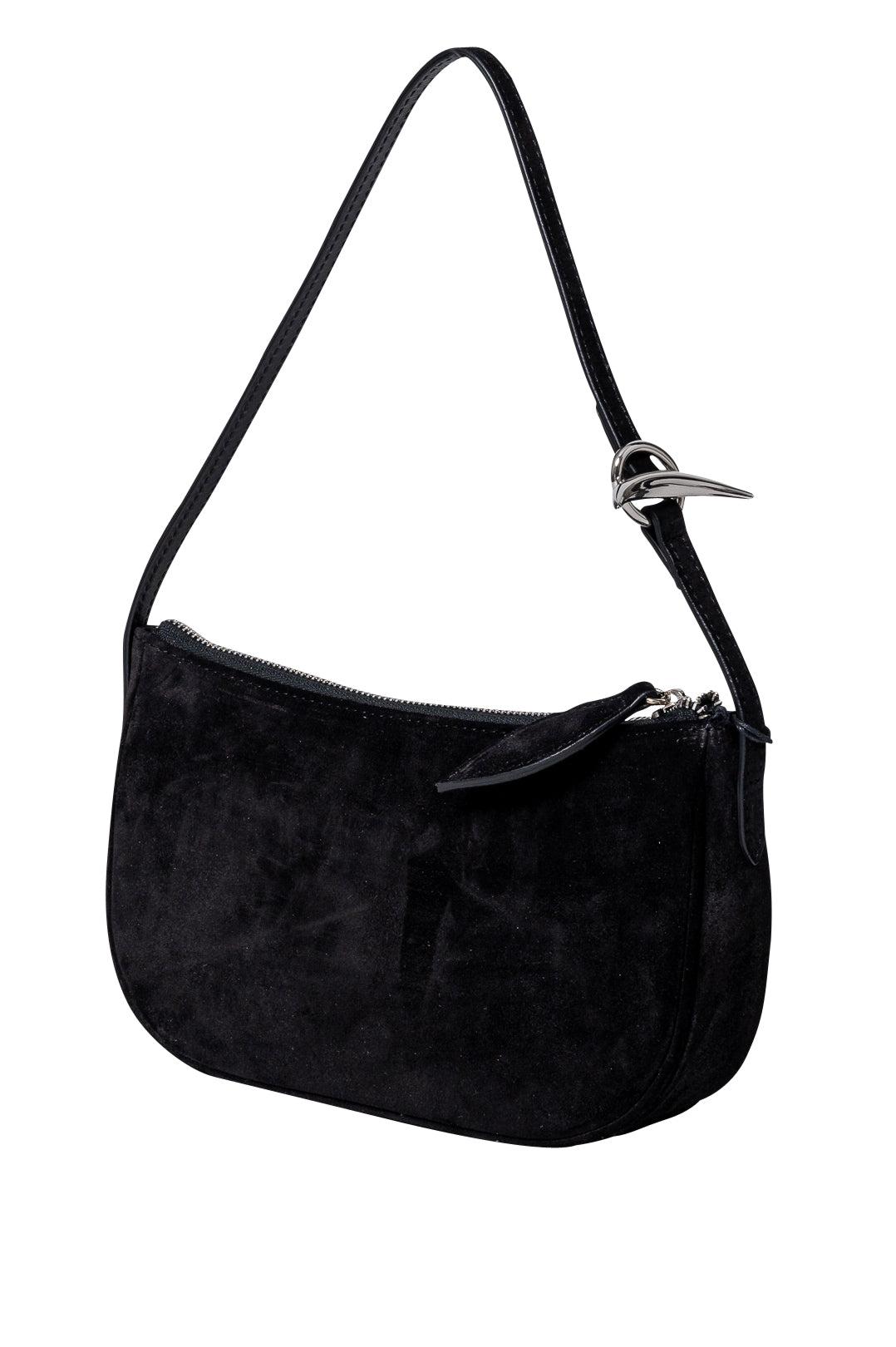 Little Liffner-Mini Moon Bag Cow Suede-dgallerystore