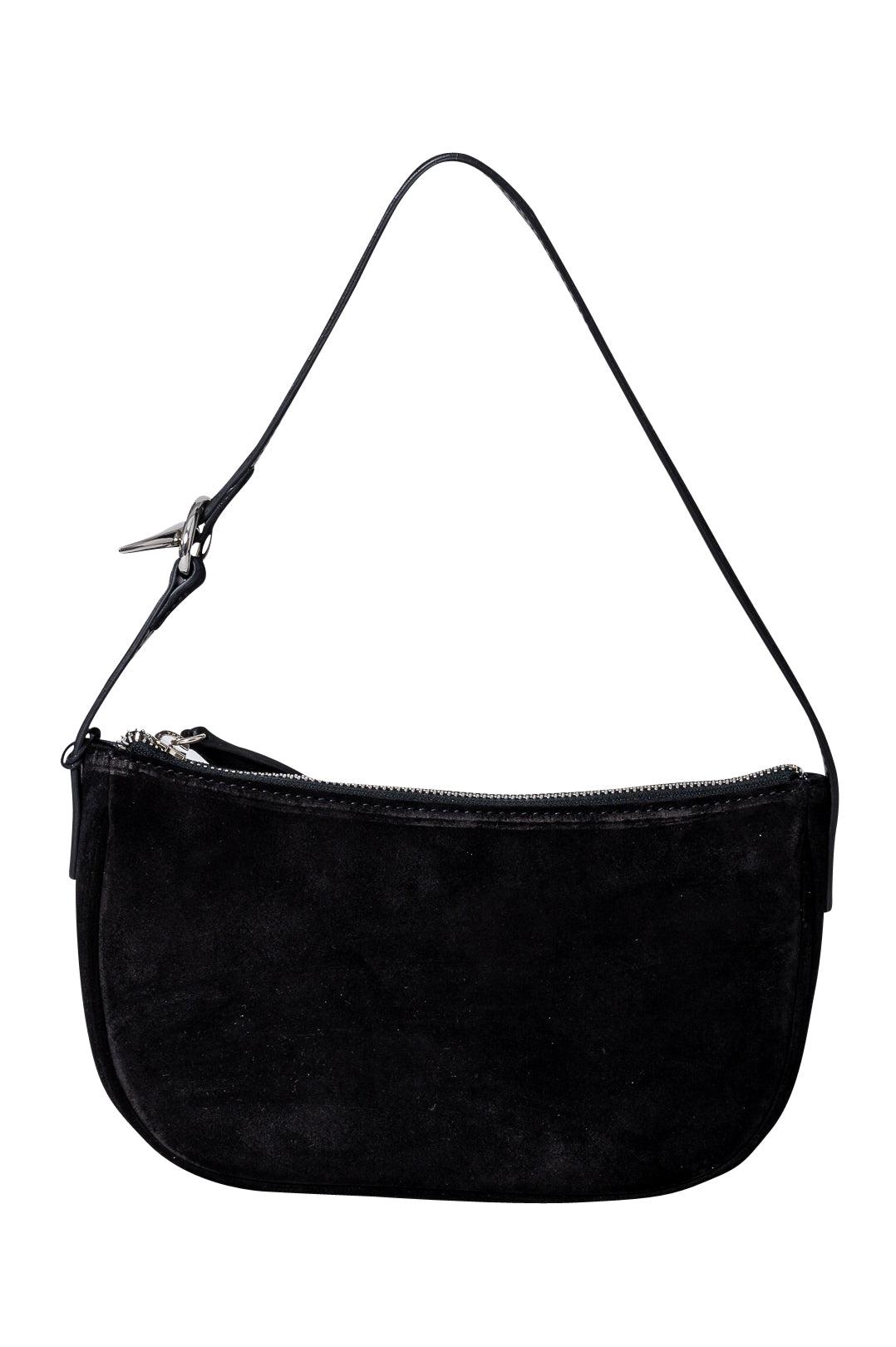 Little Liffner-Mini Moon Bag Cow Suede-dgallerystore