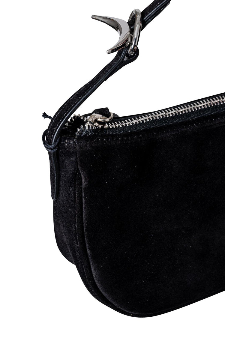 Little Liffner-Mini Moon Bag Cow Suede-dgallerystore