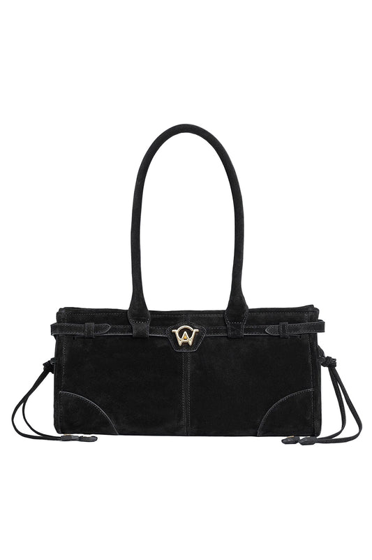 Manc-Baby jane - suede black-dgallerystore