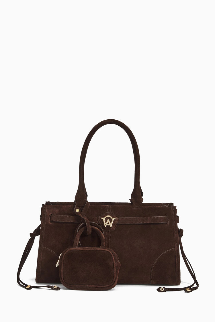 Manc-Mini zouzou shoulder bag in suede-dgallerystore