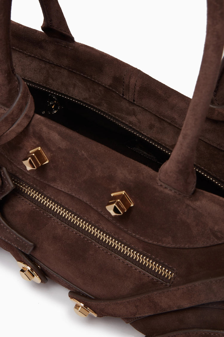 Manc-Mini zouzou shoulder bag in suede-dgallerystore