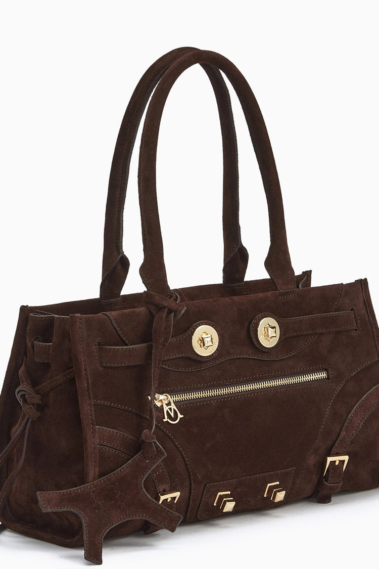 Manc-Mini zouzou shoulder bag in suede-dgallerystore