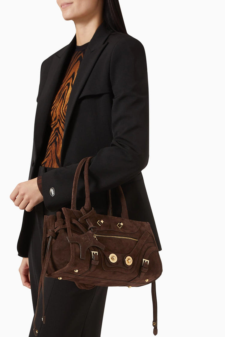 Manc-Mini zouzou shoulder bag in suede-dgallerystore