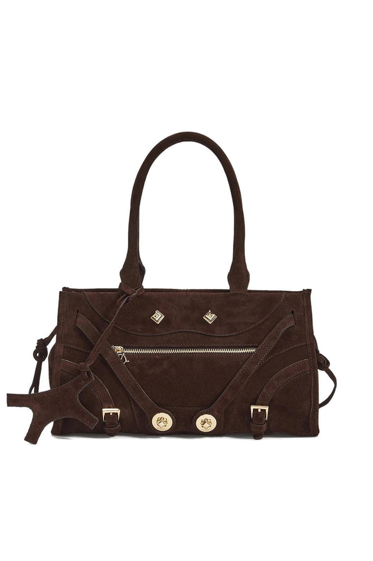 Manc-Mini zouzou shoulder bag in suede-dgallerystore