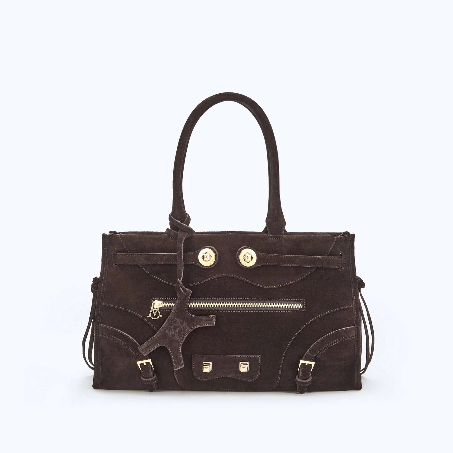 Manc-Zouzou - dark suede brown-dgallerystore