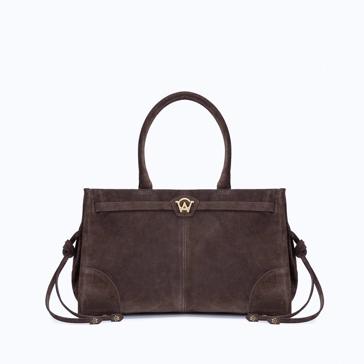 Manc-Zouzou - dark suede brown-dgallerystore