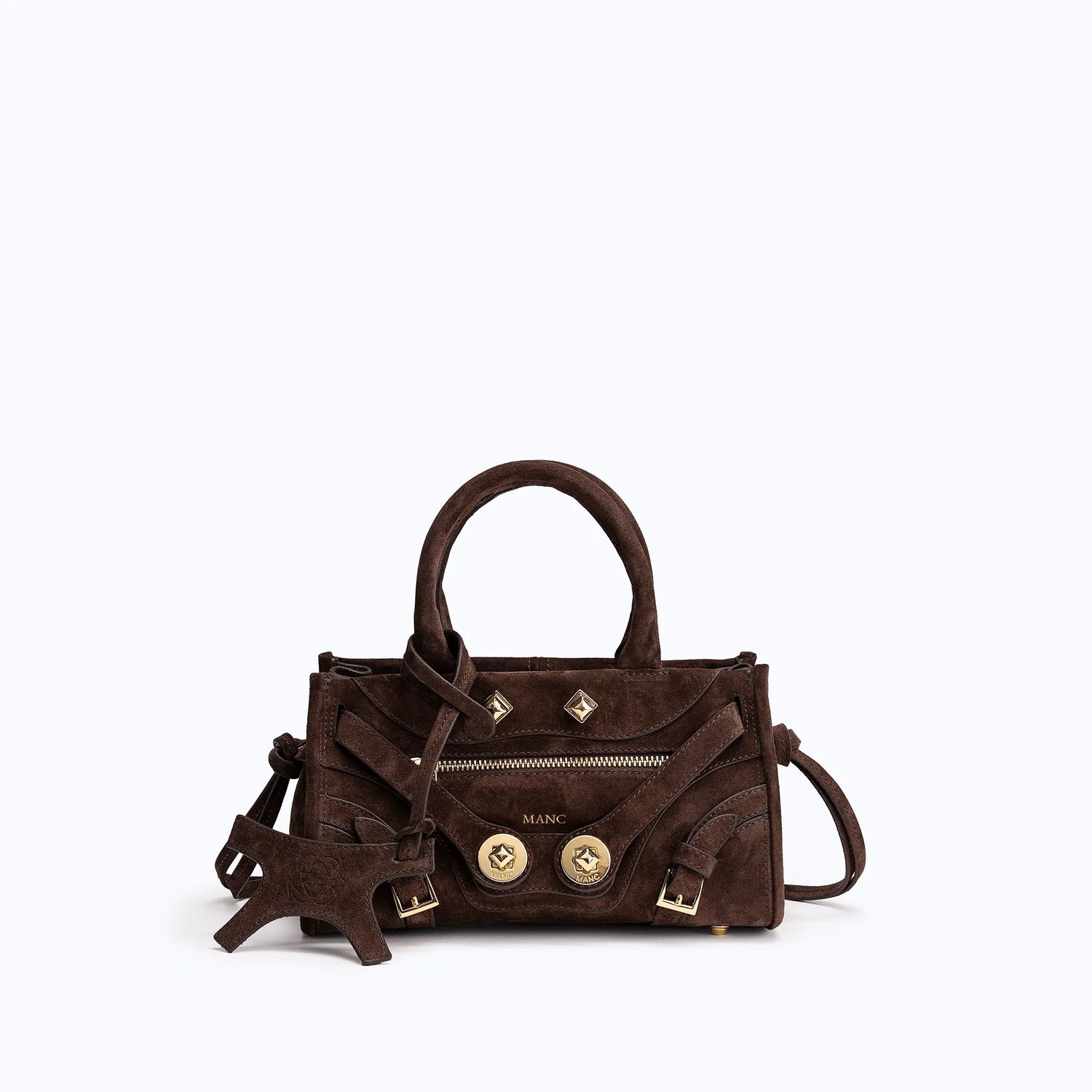 Manc-Zouzou - dark suede brown-dgallerystore