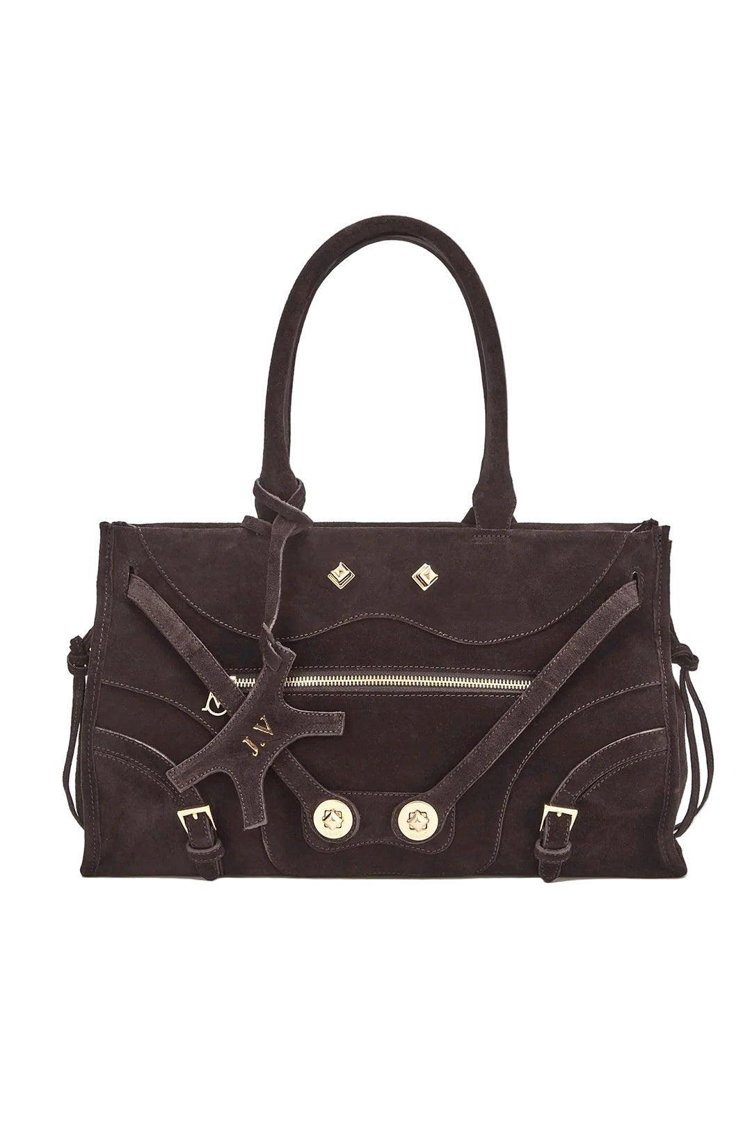 Manc-Zouzou - dark suede brown-dgallerystore