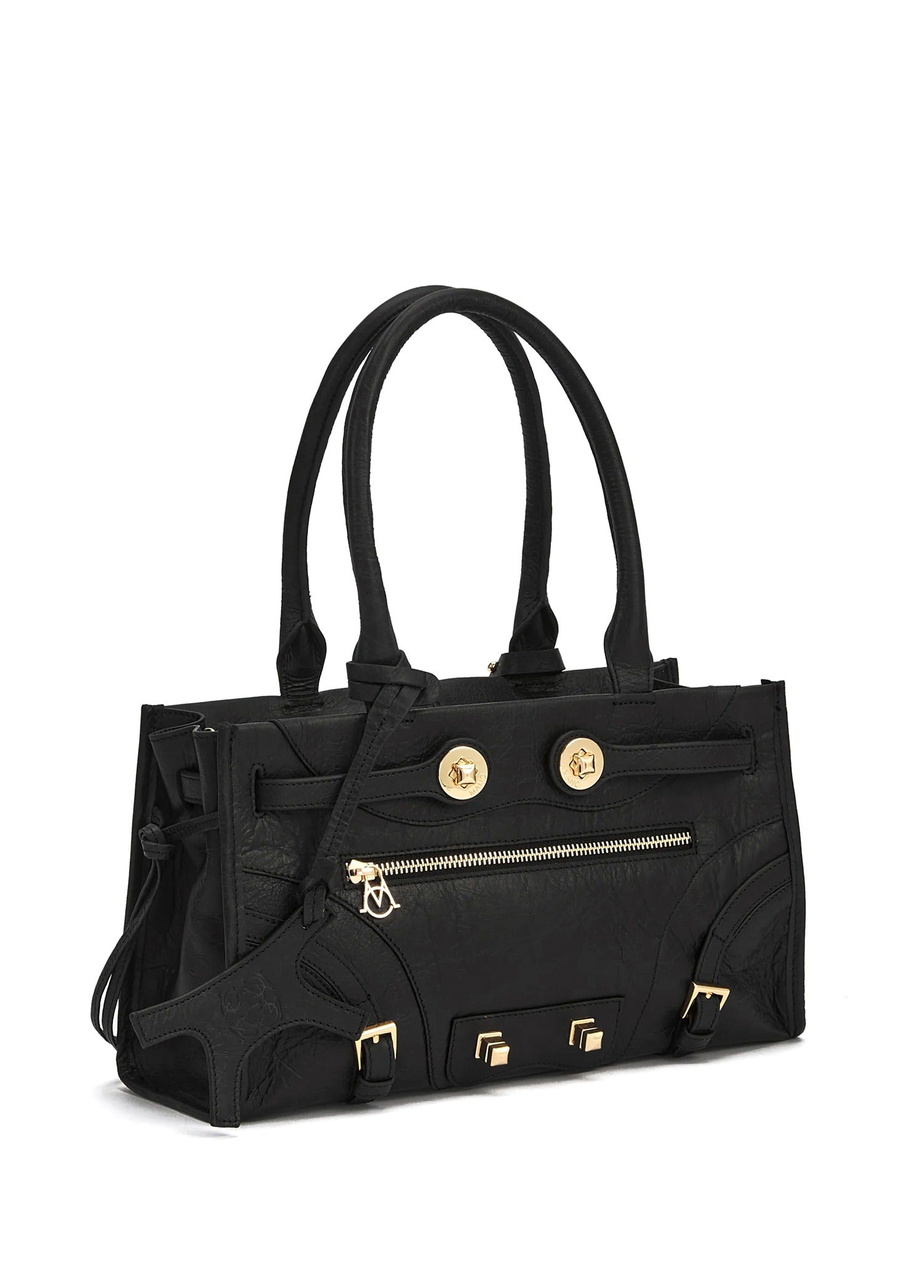 Manc-Zouzou mini black women leather bag-dgallerystore