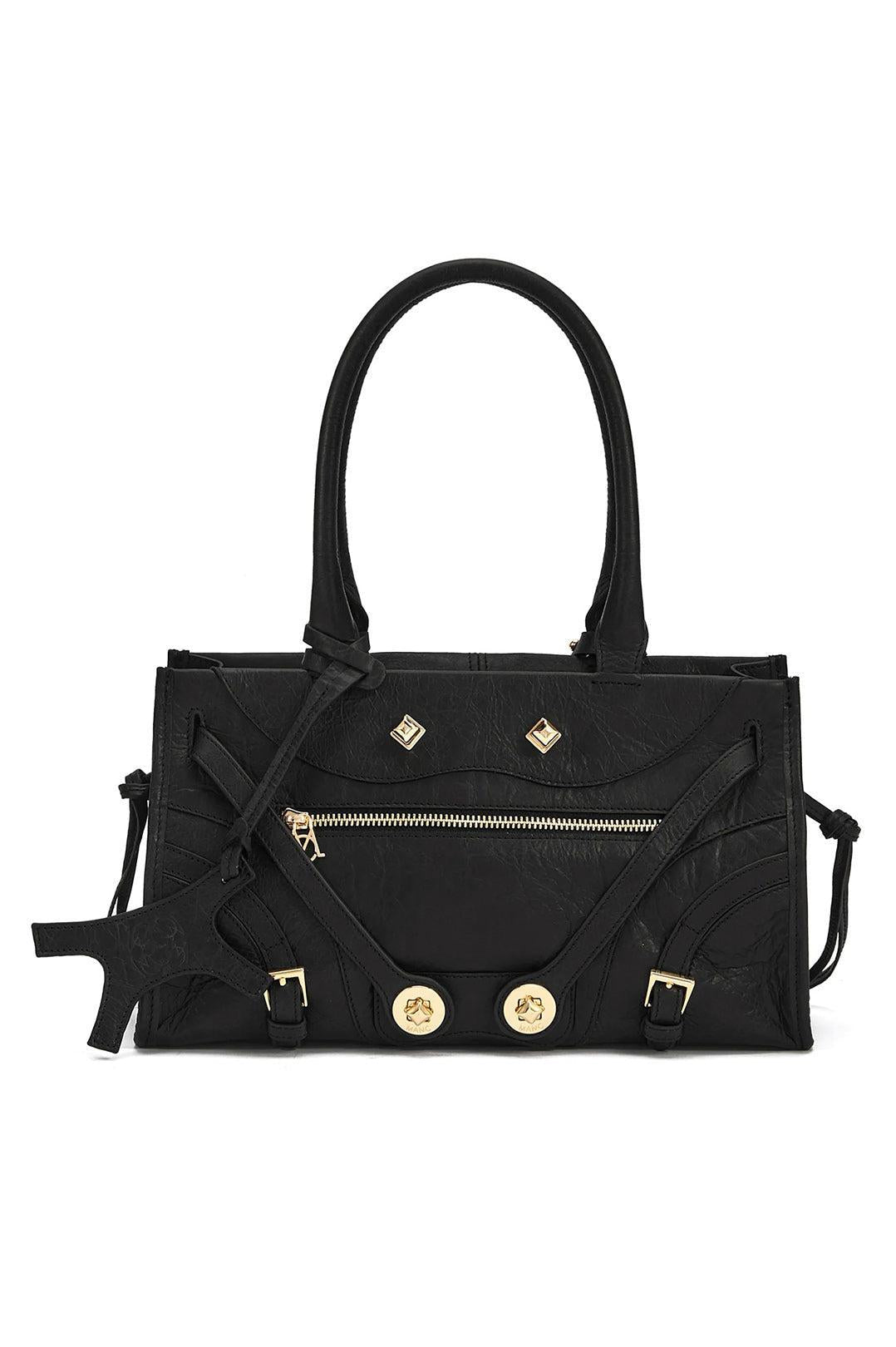 Manc-Zouzou mini black women leather bag-dgallerystore