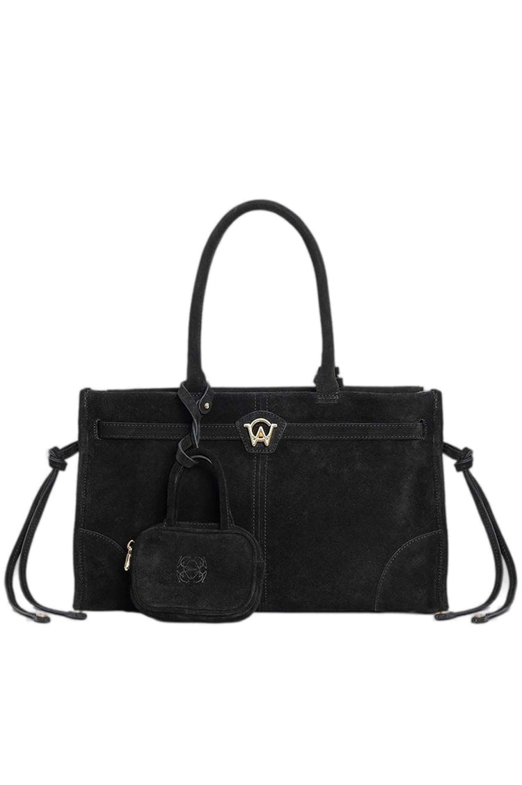 Manc-Zouzou suede leather handbag-dgallerystore