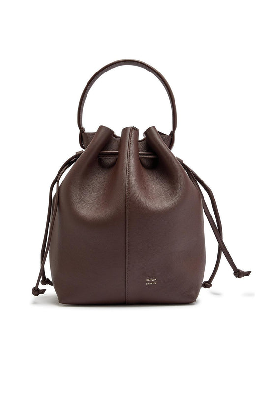 Mansur Gavriel-Dea bucket chocolate-dgallerystore