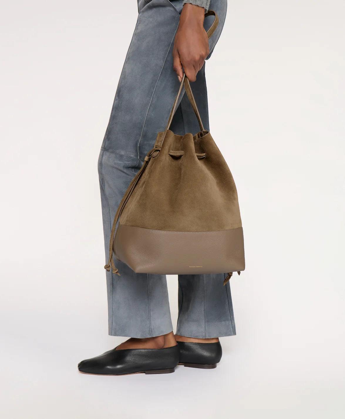 Mansur Gavriel-Drawstring cabas anise anise-dgallerystore