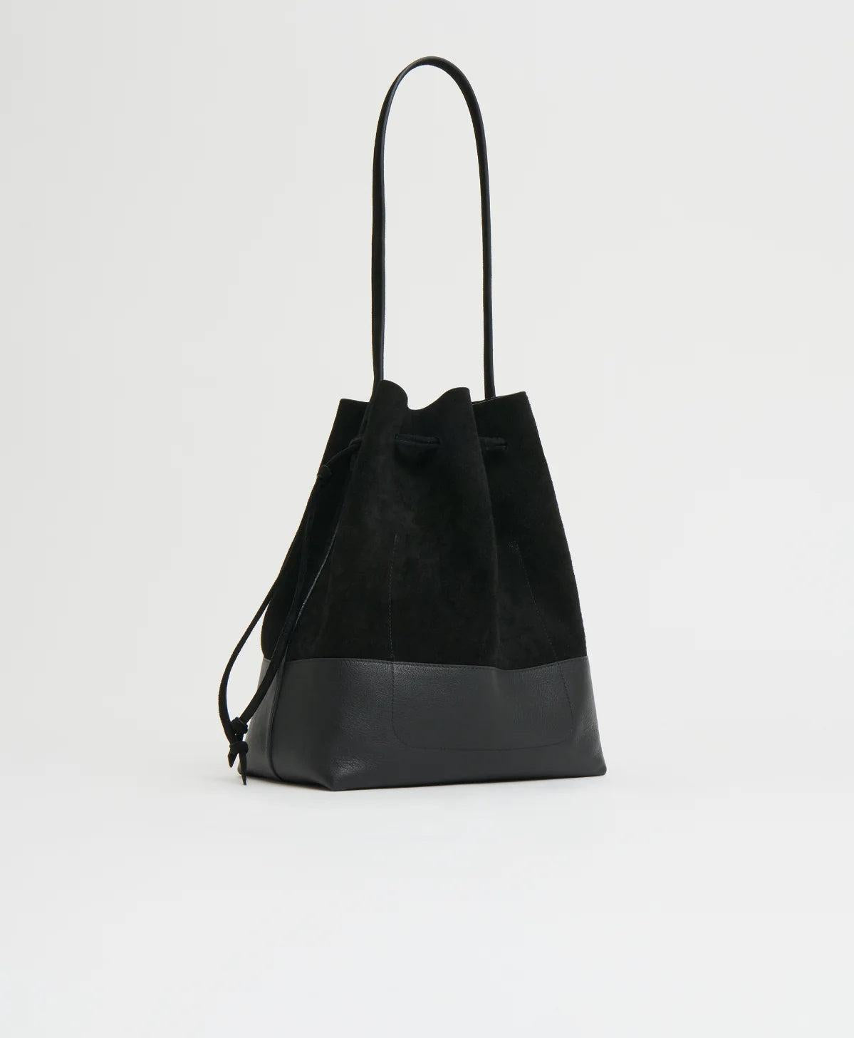 Mansur Gavriel-Drawstring cabas black black-dgallerystore
