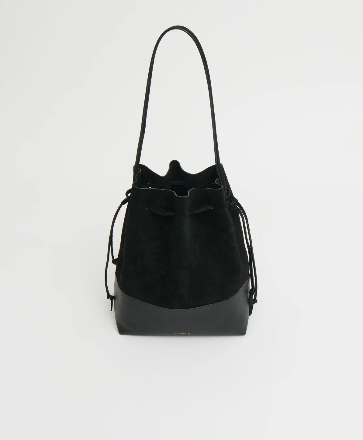 Mansur Gavriel-Drawstring cabas black black-dgallerystore