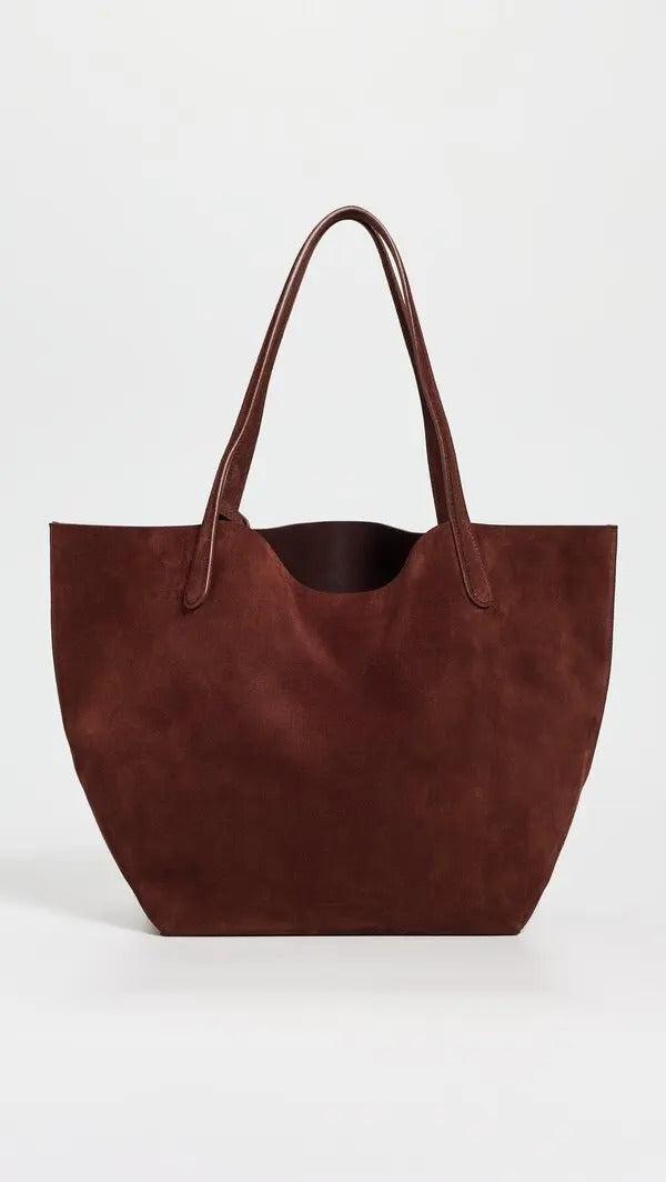 Mansur Gavriel-Mansur gavriel everyday soft tote Chocolate-dgallerystore