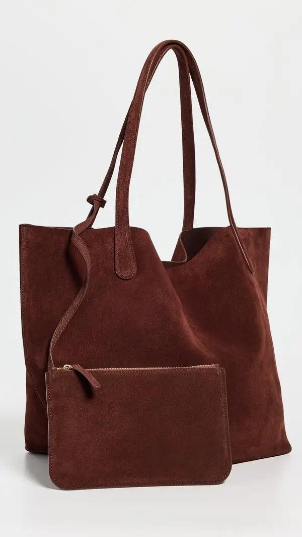 Mansur Gavriel-Mansur gavriel everyday soft tote Chocolate-dgallerystore