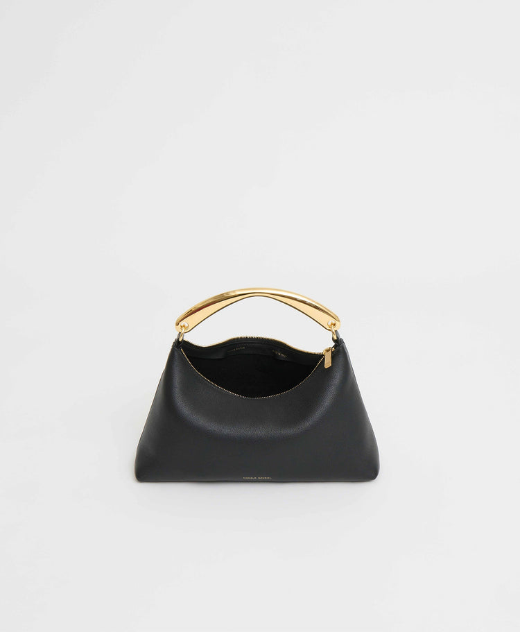 Mansur Gavriel-Metal handle rhea black-dgallerystore