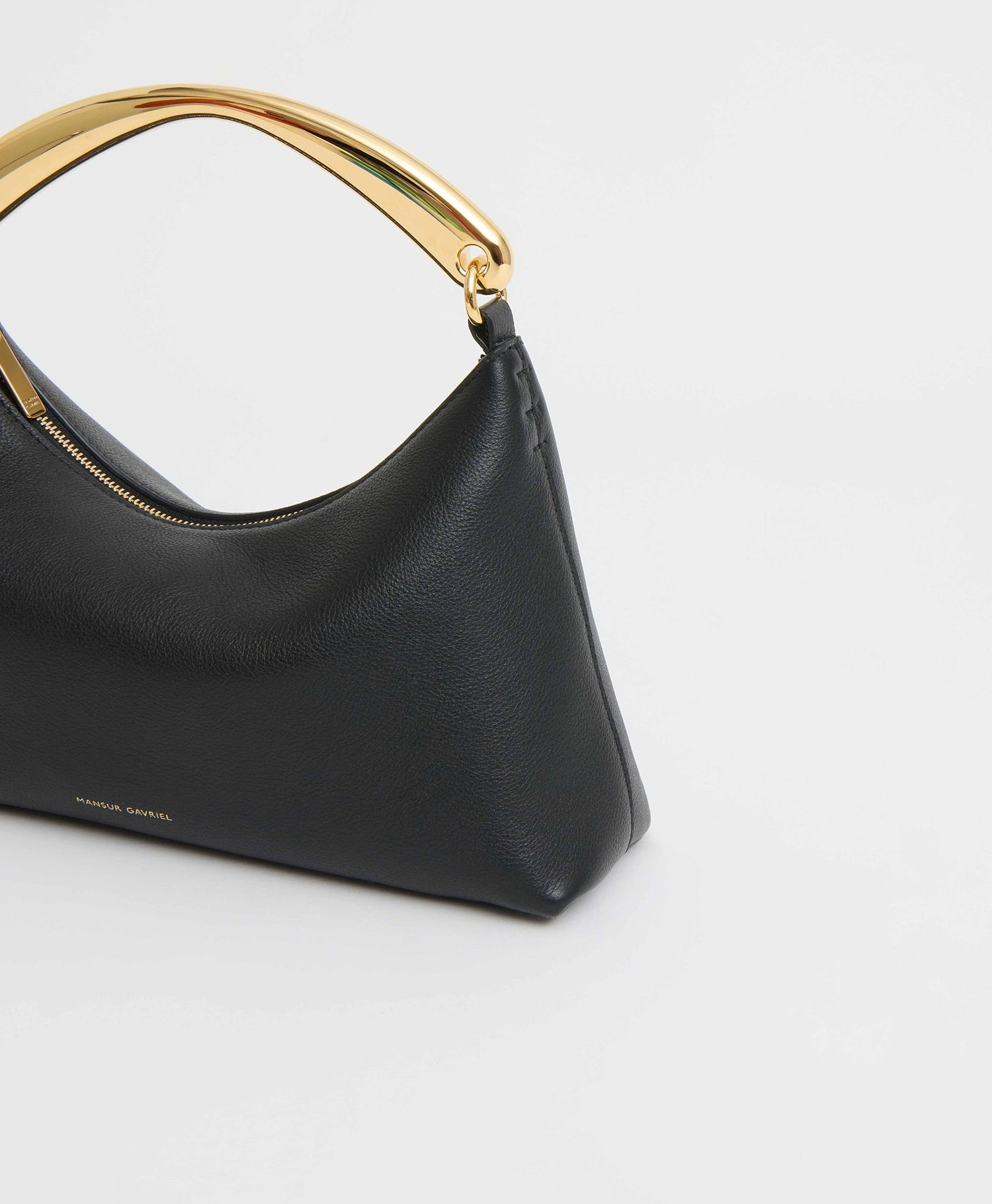 Mansur Gavriel-Metal handle rhea black-dgallerystore
