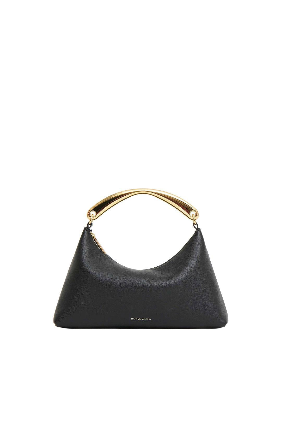 Mansur Gavriel-Metal handle rhea black-dgallerystore