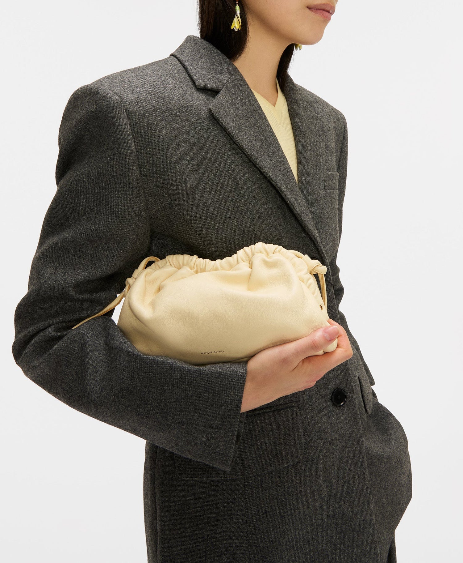 Mansur Gavriel-Mini cloud clutch gold 1-dgallerystore