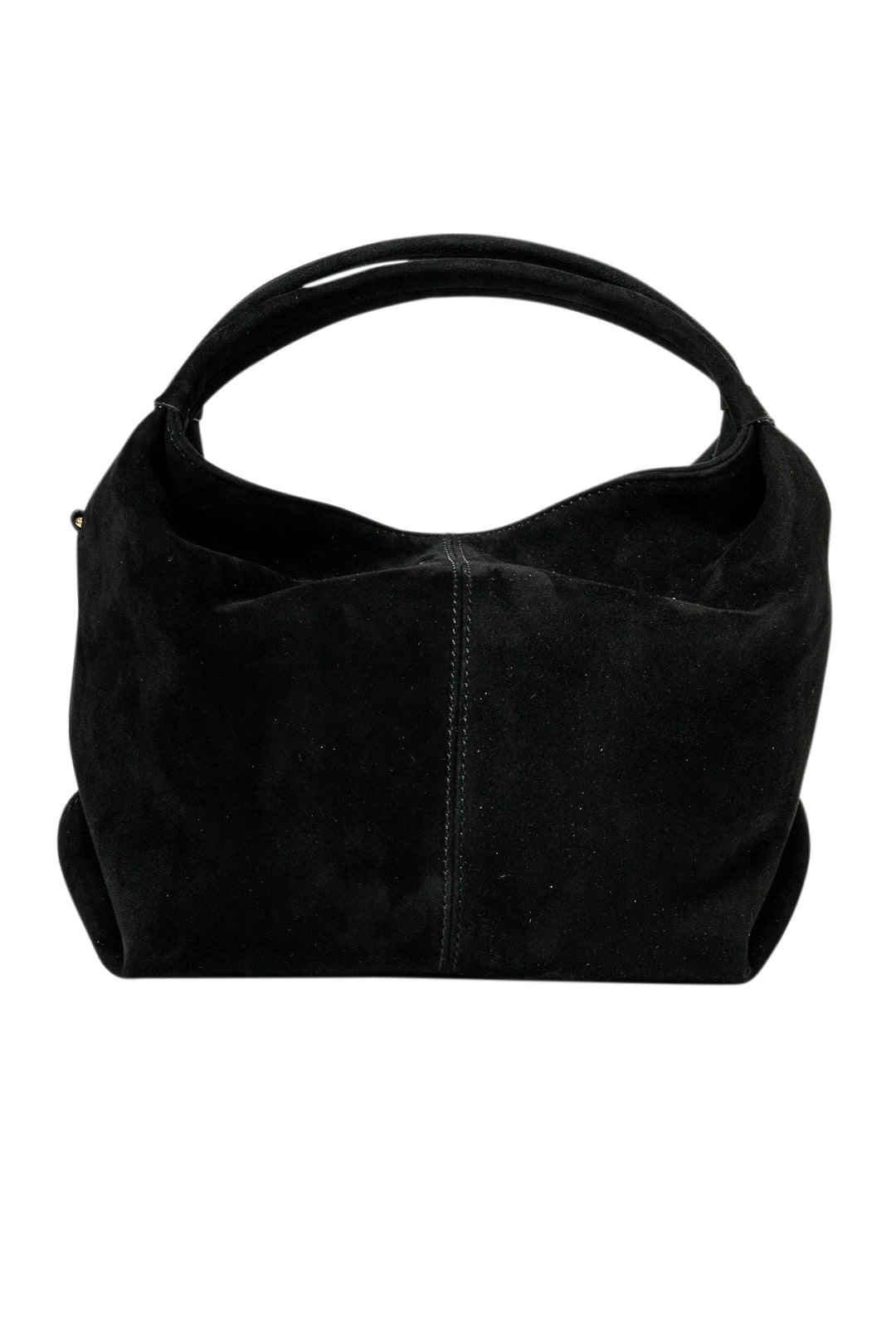 Manu Atelier-Mini Black Suede Gala Bag-2024265-dgallerystore