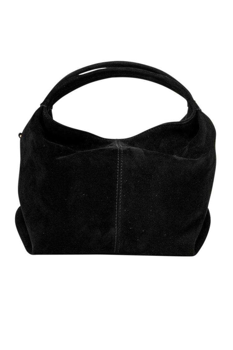 Manu Atelier-Mini Black Suede Gala Bag-2024265-dgallerystore