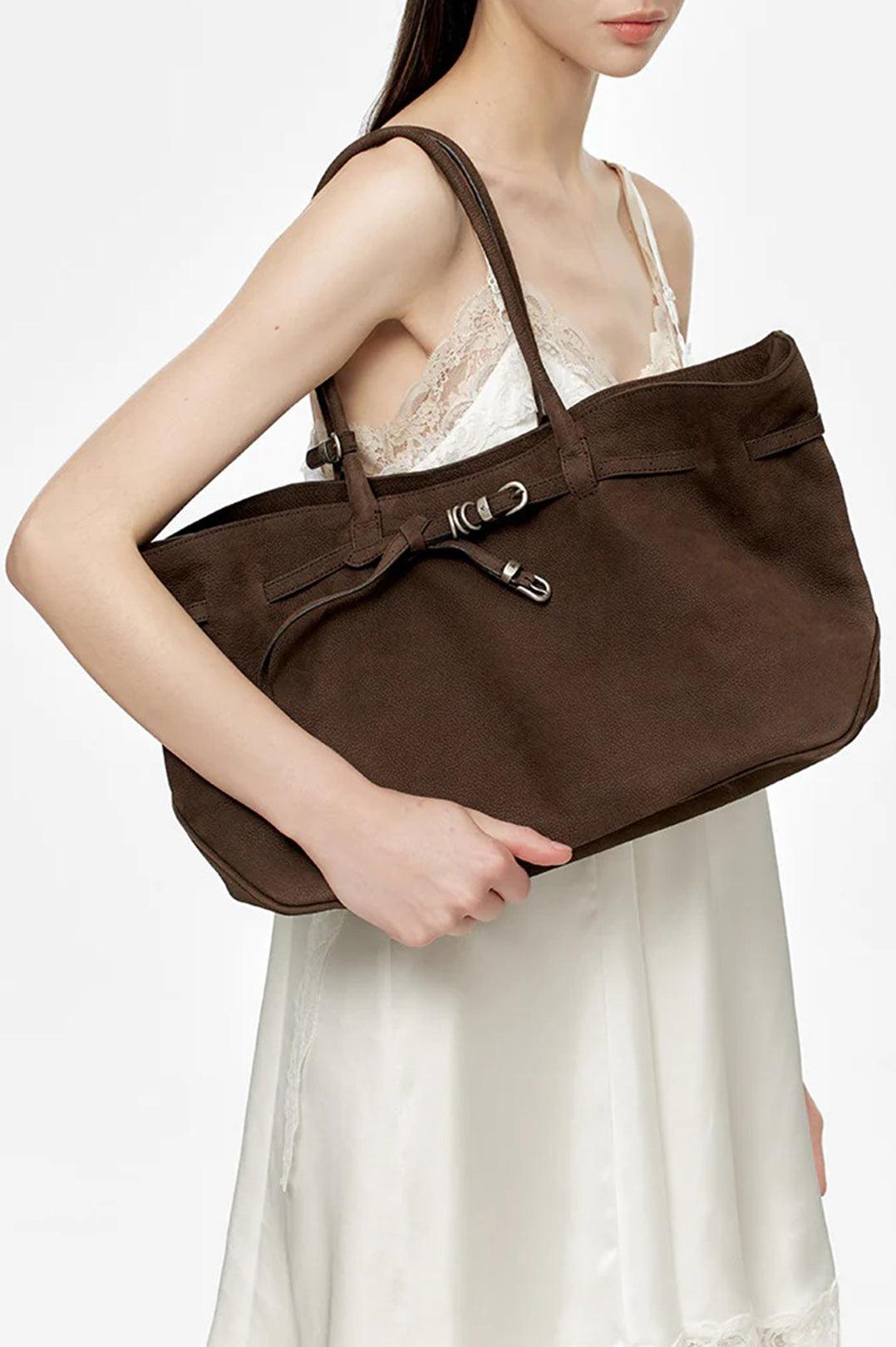Margesherwood-Grandma Used Bag Large in Hush Nubuck-dgallerystore