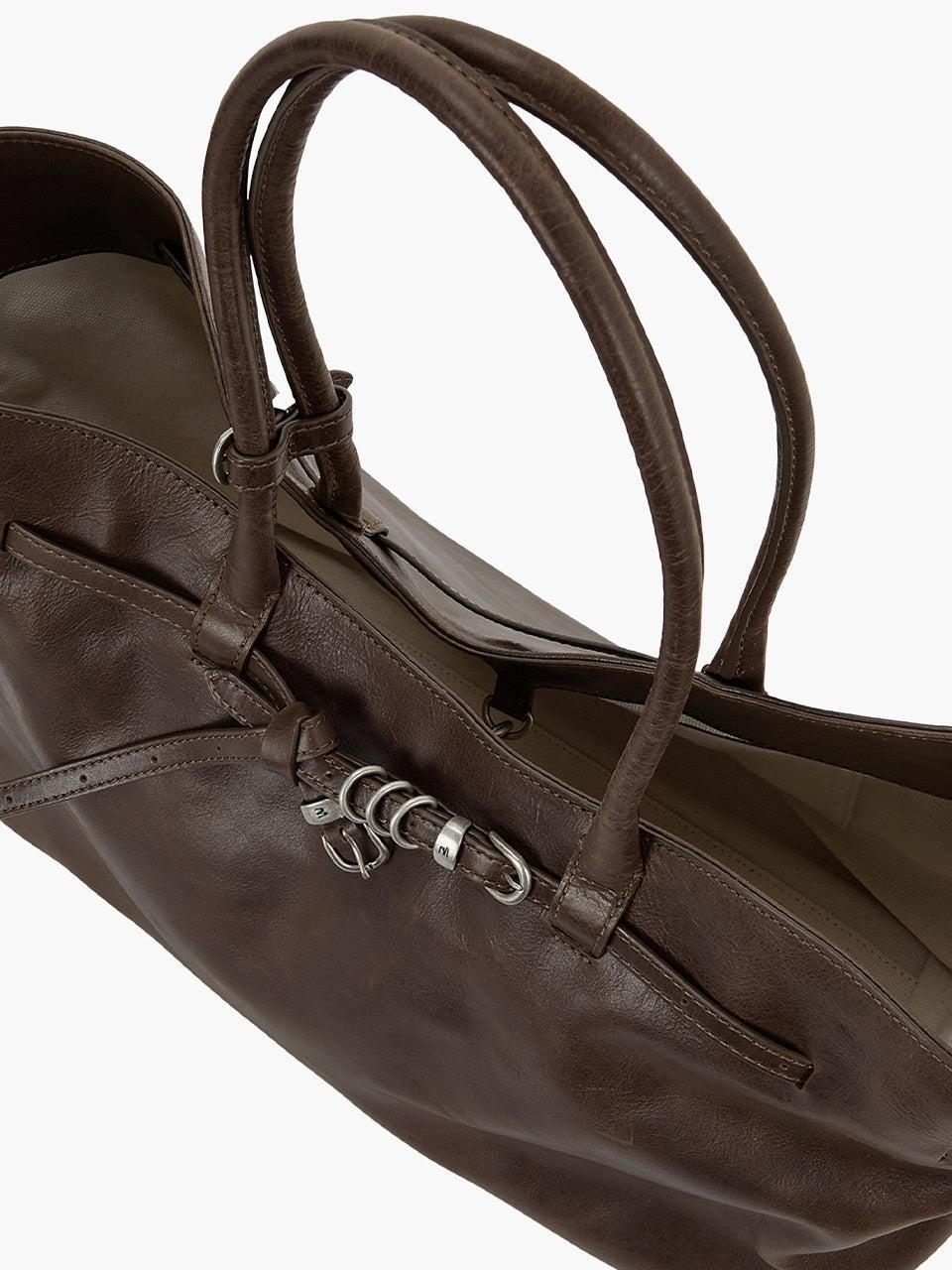 Margesherwood-Grandma used bag large_washed brown pull-up-dgallerystore