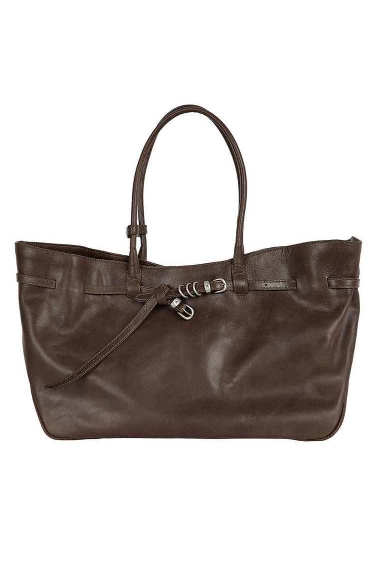 Margesherwood-Grandma used bag large_washed brown pull-up-dgallerystore