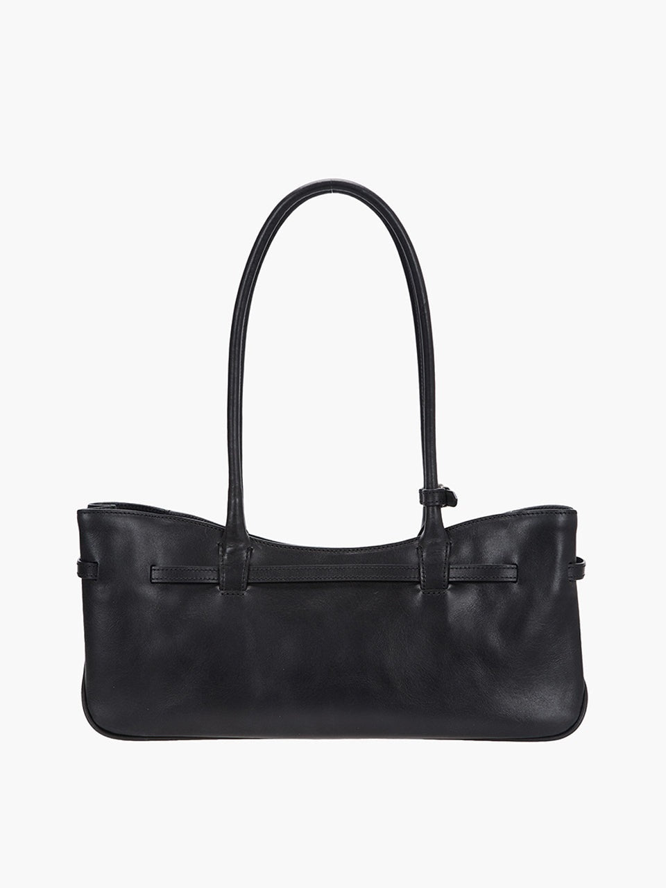 Margesherwood-Grandma used shoulder bag black pull up-dgallerystore
