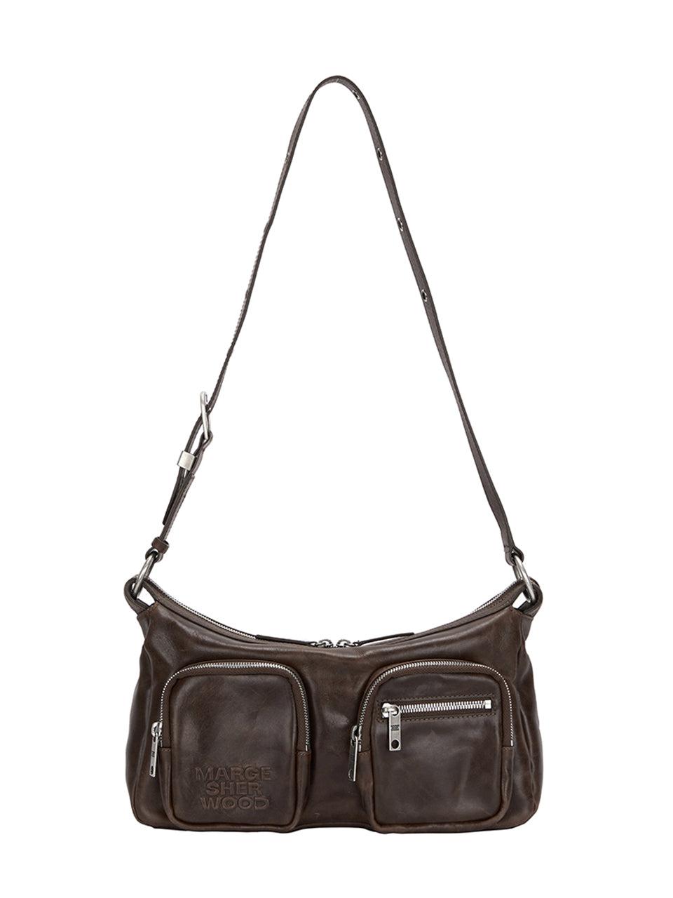 Margesherwood-OUTPOCKET HOBO washed brown pull-up-dgallerystore