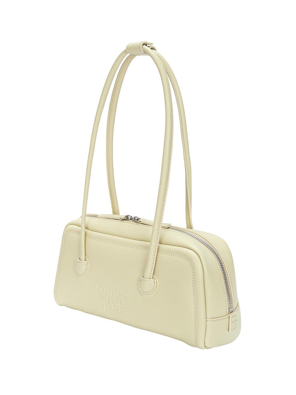 Margesherwood-SOFT BAGUETTE BAG blond wood plain-EE47652WHT-dgallerystore