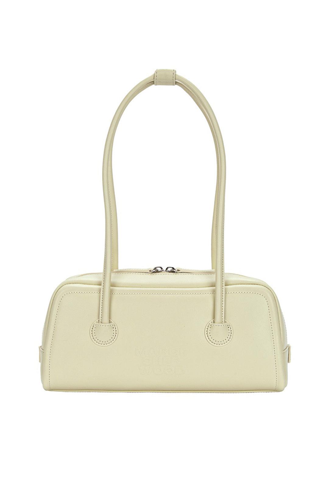 Margesherwood-SOFT BAGUETTE BAG blond wood plain-EE47652WHT-dgallerystore