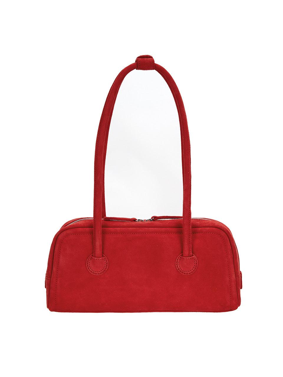 Margesherwood-Soft Baguette red suede-EE047657-dgallerystore