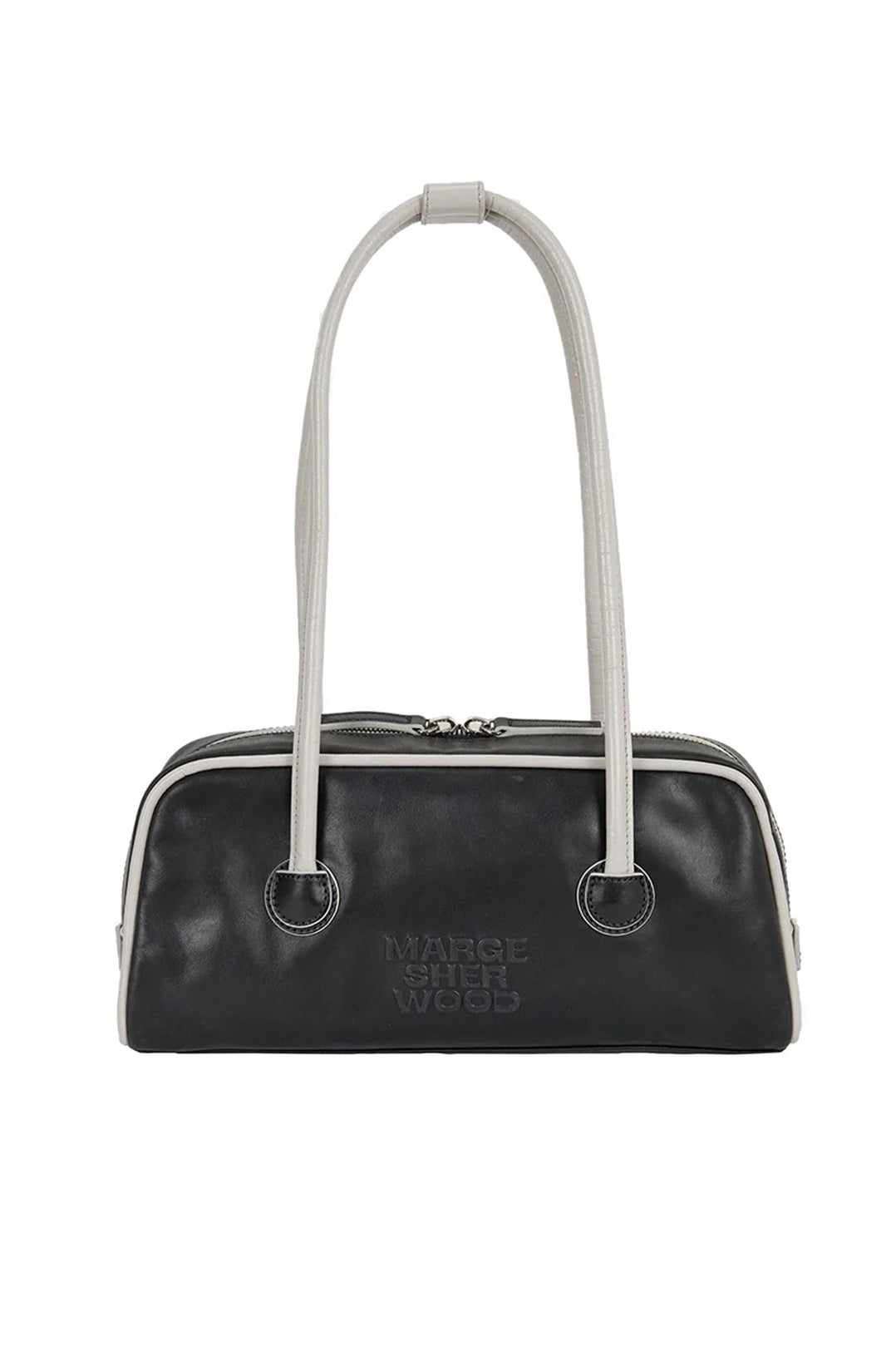 Margesherwood-Soft Boston EW Piping black light grey crinkle-dgallerystore