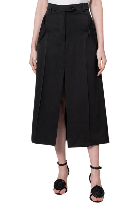 Nina Ricci-TAILORED MIDI SKIRT-dgallerystore