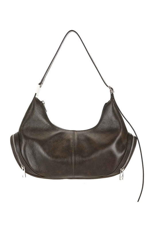 Osoi-Cargo Hobo Large In Stain Brown-dgallerystore