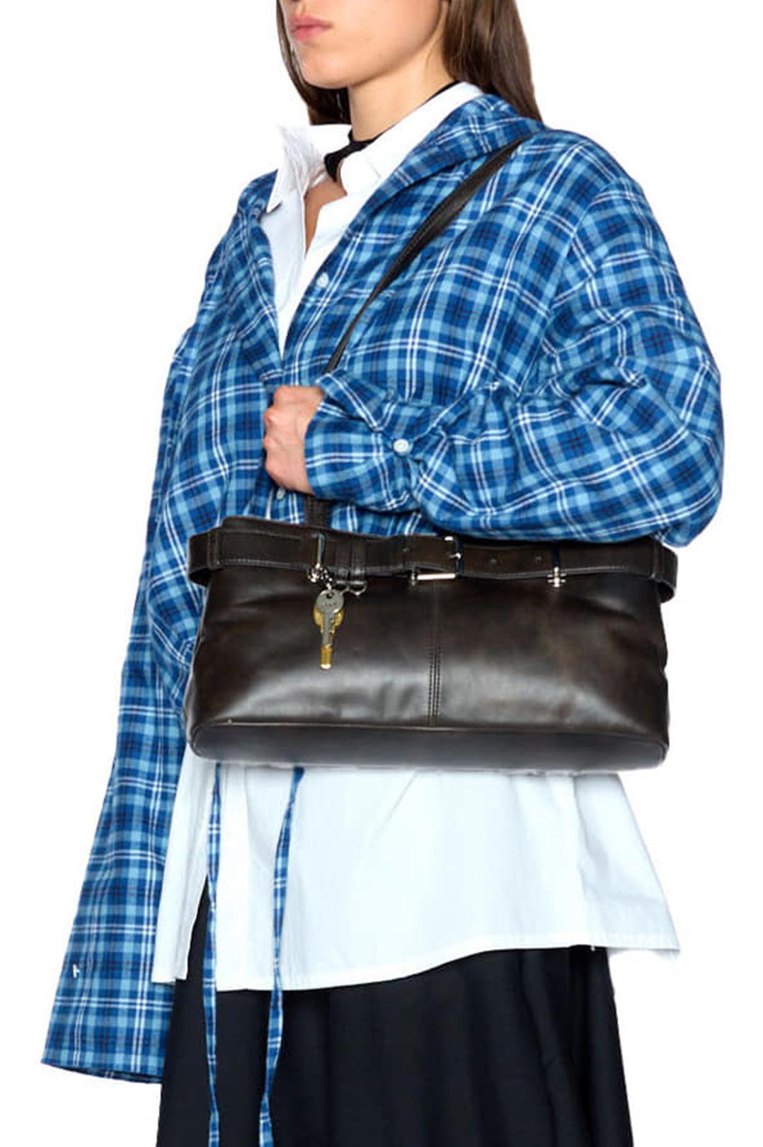 Osoi-Shoulder Brocle in Stain Brown-dgallerystore