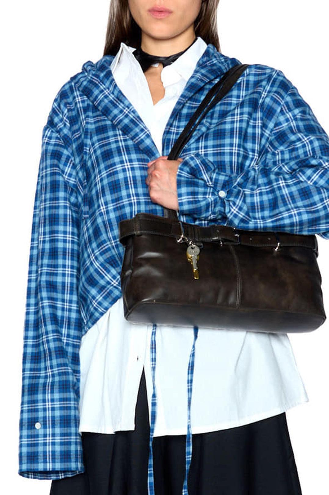 Osoi-Shoulder Brocle in Stain Brown-dgallerystore