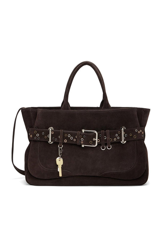 Osoi-Tore brocle suede mocha eyelets-dgallerystore