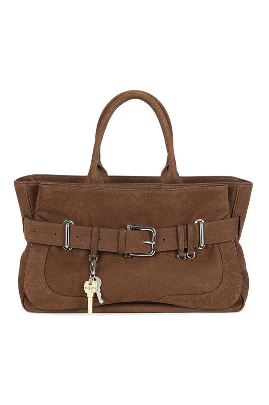 Osoi-Tote Brocle Nubuck Brown-dgallerystore