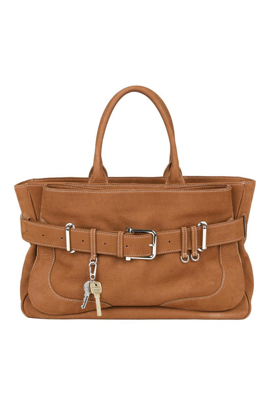 Osoi-Tote Brocle Nubuck Tan-dgallerystore